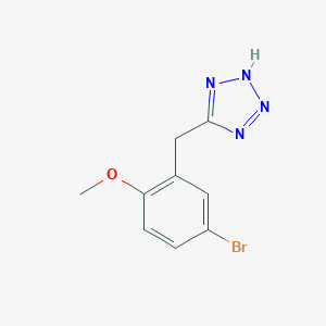 5-[(5-bromo-2-methoxyphenyl)methyl]-1H-1,2,3,4-tetrazole图片
