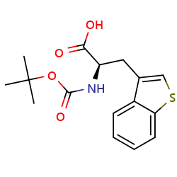 (2R)-3-(1-benzothiophen-3-yl)-2-{[(tert-butoxy)carbonyl]amino}propanoicacid图片