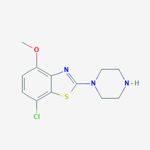7-Chloro-4-methoxy-2-piperazin-1-yl-1,3-benzothiazole图片