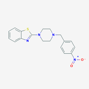 2-[4-(4-Nitrobenzyl)piperazino]-1,3-benzothiazole图片