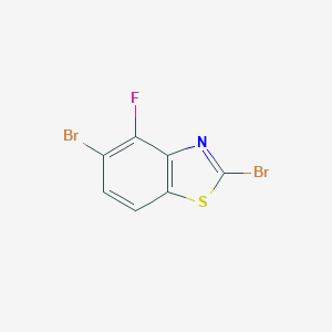 2,5-Dibromo-4-fluoro-1,3-benzothiazole图片