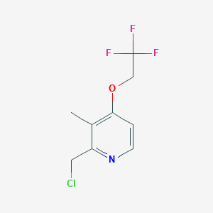 2-Chloromethyl-3-methyl-4-(2,2,2-trifluoroethoxy)pyridine图片