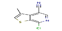 7-chloro-3-methylthieno[2,3-c]pyridine-4-carbonitrile图片