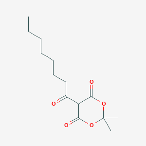 5-Octanoyl-2,2-dimethyl-1,3-dioxane-4,6-dione图片