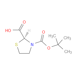(2S)-3-[(tert-butoxy)carbonyl]-1,3-thiazolidine-2-carboxylicacid图片