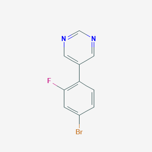 5-(4-Bromo-2-fluorophenyl)pyrimidine图片