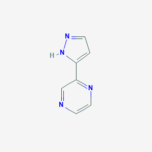 2-(1H-Pyrazol-3-yl)pyrazine图片