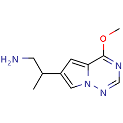 2-{4-methoxypyrrolo[2,1-f][1,2,4]triazin-6-yl}propan-1-amine图片