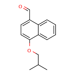 4-(2-methylpropoxy)naphthalene-1-carbaldehyde图片