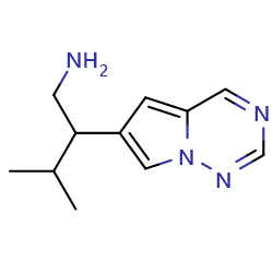 3-methyl-2-{pyrrolo[2,1-f][1,2,4]triazin-6-yl}butan-1-amine图片