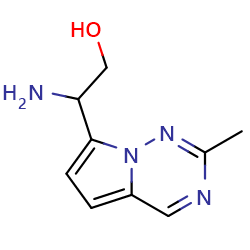2-amino-2-{2-methylpyrrolo[2,1-f][1,2,4]triazin-7-yl}ethan-1-ol图片
