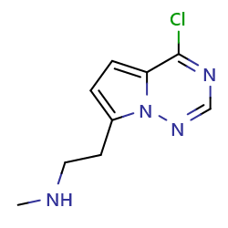 (2-{4-chloropyrrolo[2,1-f][1,2,4]triazin-7-yl}ethyl)(methyl)amine图片