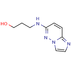 3-({imidazo[1,2-b]pyridazin-6-yl}amino)propan-1-ol图片