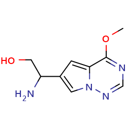 2-amino-2-{4-methoxypyrrolo[2,1-f][1,2,4]triazin-6-yl}ethan-1-ol图片
