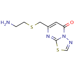 7-{[(2-aminoethyl)sulfanyl]methyl}-5H-[1,3,4]thiadiazolo[3,2-a]pyrimidin-5-one图片