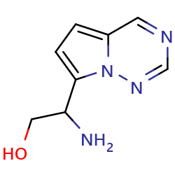 2-amino-2-{pyrrolo[2,1-f][1,2,4]triazin-7-yl}ethan-1-ol图片
