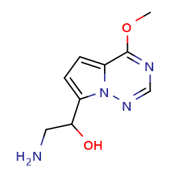 2-amino-1-{4-methoxypyrrolo[2,1-f][1,2,4]triazin-7-yl}ethan-1-ol图片