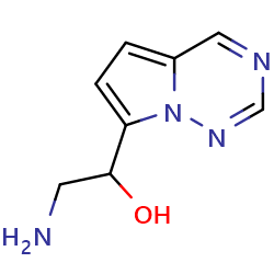 2-amino-1-{pyrrolo[2,1-f][1,2,4]triazin-7-yl}ethan-1-ol图片