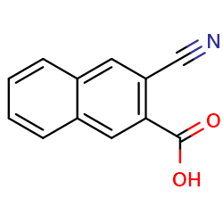 3-cyanonaphthalene-2-carboxylicacid图片