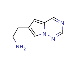 1-{pyrrolo[2,1-f][1,2,4]triazin-6-yl}propan-2-amine图片