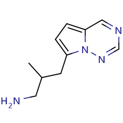 2-methyl-3-{pyrrolo[2,1-f][1,2,4]triazin-7-yl}propan-1-amine图片