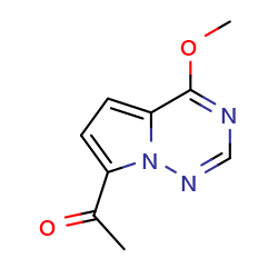 1-{4-methoxypyrrolo[2,1-f][1,2,4]triazin-7-yl}ethan-1-one图片