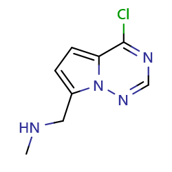 ({4-chloropyrrolo[2,1-f][1,2,4]triazin-7-yl}methyl)(methyl)amine图片