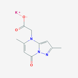 potassium2-{2,5-dimethyl-7-oxo-4H,7H-pyrazolo[1,5-a]pyrimidin-4-yl}acetate图片