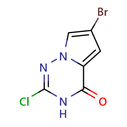 6-bromo-2-chloro-3H,4H-pyrrolo[2,1-f][1,2,4]triazin-4-one图片