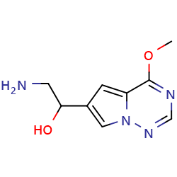 2-amino-1-{4-methoxypyrrolo[2,1-f][1,2,4]triazin-6-yl}ethan-1-ol图片