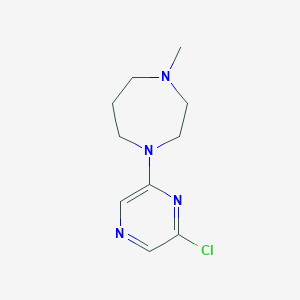 1-(6-Chloropyrazin-2-yl)-4-methyl-1,4-diazepane图片