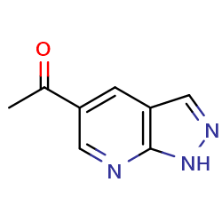 1-(1H-pyrazolo[3,4-b]pyridin-5-yl)ethanone图片