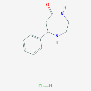 7-Phenyl-1,4-diazepan-5-one Hydrochloride图片