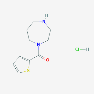 1-(Thiophene-2-carbonyl)-1,4-diazepane Hydrochloride图片