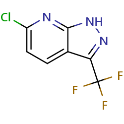 6-chloro-3-(trifluoromethyl)-1H-pyrazolo[3,4-b]pyridine图片