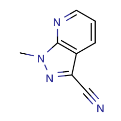 1-methyl-1H-pyrazolo[3,4-b]pyridine-3-carbonitrile图片