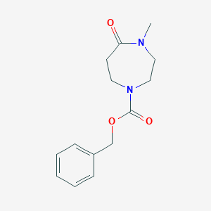 BENZYL 4-METHYL-5-OXO-1,4-DIAZEPANE-1-CARBOXYLATE图片