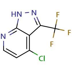 4-chloro-3-(trifluoromethyl)-1H-pyrazolo[3,4-b]pyridine图片