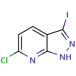 6-chloro-3-iodo-1H-pyrazolo[3,4-b]pyridine图片