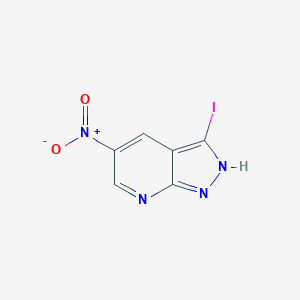 3-iodo-5-nitro-1H-pyrazolo[3,4-b]pyridine图片