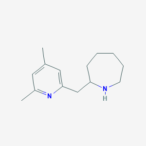 2-[(4,6-Dimethyl-2-pyridinyl)methyl]azepane图片