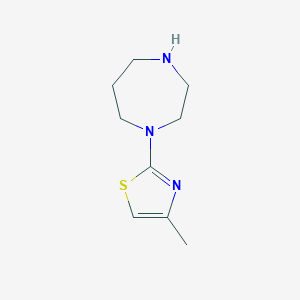 1-(4-methyl-1,3-thiazol-2-yl)-1,4-diazepane图片