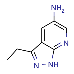 3-ethyl-1H-pyrazolo[3,4-b]pyridin-5-amine图片