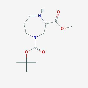 1-Boc-1,4-二氮杂环庚烷-3-甲酸甲酯图片