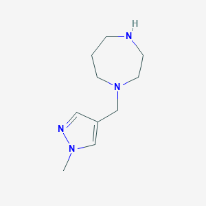 1-[(1-Methyl-1H-pyrazol-4-yl)methyl]-1,4-diazepane图片