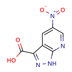 5-nitro-1H-pyrazolo[3,4-b]pyridine-3-carboxylicacid图片