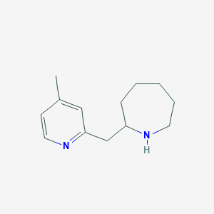 2-[(4-methylpyridin-2-yl)methyl]azepane图片