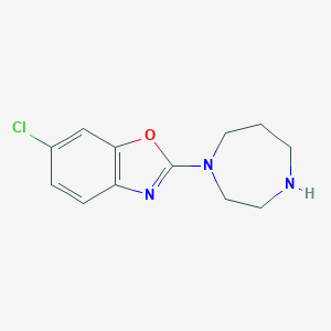 6-chloro-2-(1,4-diazepan-1-yl)-1,3-benzoxazole图片