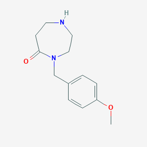 4-(4-Methoxybenzyl)-1,4-diazepan-5-one图片