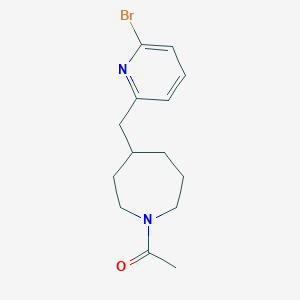 1-[4-(6-Bromo-pyridin-2-ylmethyl)-azepan-1-yl]-ethanone图片